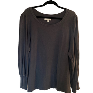 Free Assembly Organic Cotton Long Sleeve Top Size XXXL